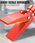 Close-up of large-scale expander from Pro Grade 12 Ton Hydraulic Body Repair Kit With Portable Floor Jack Ram Pump Set