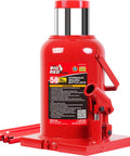 Ultra Duty 50 Ton Hydraulic Bottle Jack With Welded Steel Construction For Home Shop And Commercial Use, Model T95007 Big Red
