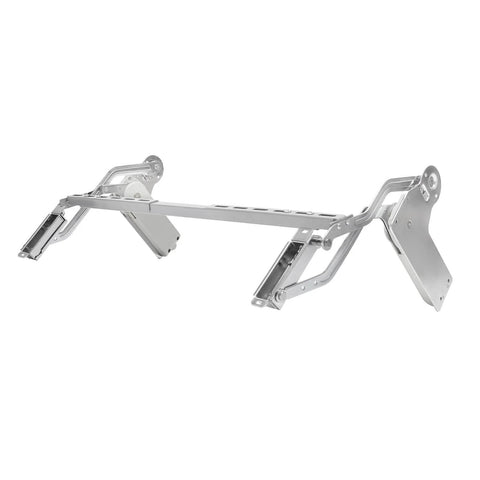 Adjustable hydraulic cabinet door hinge, chrome-plated iron, vertical swing, 7.72-8.82 lbs, lift-up stay for furniture and cabinets