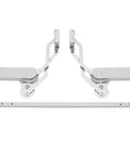 Hydraulic Buffer Cabinet Door Hinges Adjustable Mounting Hinges, Vertical Swing Lift Up Stay Cabinet Door Hinges durable silver