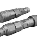 Flat Face ISO 16028 To ISO 5675 Pioneer Style Hydraulic Quick Connect Coupler Adapter Set With Dust Caps