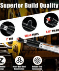 Heavy Duty Double Acting Hydraulic Cylinder For Tractor And Loader And Ag Equipment 1-inch rod, SAE 6 ports, 0.75-inch pin hole