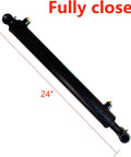 Fully closed Double Acting Universal Hydraulic Cylinder, 2900-3600 PSI Hydraulic Cylinders Chrome Plated Piston Rod, 24" length