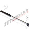 Direct From Manufacturer 2 Inch Bore 24 Inch Stroke Welded Heavy Duty Hydraulic Cylinder With Cross Tube Ends Double Acting Piston 3500 PSI