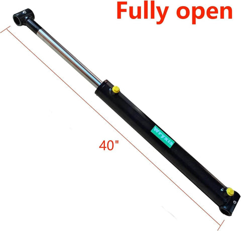 Fully open 40-inch Double Acting Universal Hydraulic Cylinder, 2900-3600 PSI Hydraulic Cylinders Chrome Plated Piston Rod