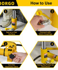 How to use Heavy Duty 10 Ton 4 Inch Stroke Porta Power Hydraulic Cylinder Single Acting Jack For Shipbuilding And Industrial Use.