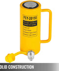 20 Ton Solid Ram Hydraulic Cylinder Jack With 6 Inch Stroke Portable Quick Connector Single Acting Lifting Cylinder For Heavy Duty Auto Shop Use VEVOR