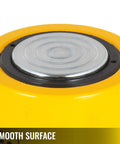 Close-up of 20 Ton Solid Ram Hydraulic Cylinder Jack With 6 Inch Stroke Portable Quick Connector, smooth surface, VEVOR.