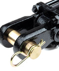 Hydraulic Tie-Rod Cylinder - Double-Acting - 2 Bore x 8 Stroke - 2500 PSI - 7850 lb Column Load - 18.25" Retracted - Side view with fittings
