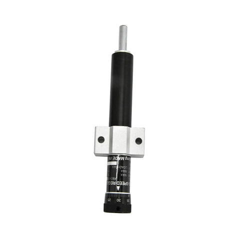 Hydraulic Damper Regulator RB 2430 for 30mm stroke, speed control damper, oil filled, compact design, front view
