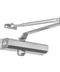 Door Closer, Commercial Hydraulic Closer, Self-Closing, Spring Size 4, Surface Mount, Sprayed Aluminum, Series 4000