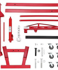 Parts of Heavy Duty 2 Ton Folding Hydraulic Engine Hoist With Load Leveler And Adjustable Boom From 0.5 To 2 Tons, 6 Swivel Wheels