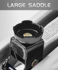 Close-up of the large saddle of Heavy Duty 2 Ton Floor Jack With Safe Hydraulic Lift For Cars Portable Car Jack 4.9 To 11.8 Inch Lift 3800 Lb Capacity With Built In Safety Bypass Valve And Easy Maneuverability On Two Large Steel Casters TONDA.