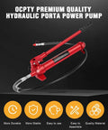 10 Ton Hydraulic Floor Jack Pump Ram Replacement With Long Handle For Auto Body Frame Repair and Heavy Duty Equipment