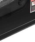 Close-up of Low Profile Hydraulic Floor Jack 2.5 Ton With Quick Lift Pump Trolley Style Beefy Heavy Duty Steel Build 5000 Lb Capacity Minimum Lift 3.33 Inches Maximum Lift 15 Inches Safe Bypass System Fits Cars Trucks SUVs Black