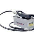 Taixinhyd Hydraulic Pump Air Hydraulic Foot Pump Aluminum Tank 98 CU.in 10000 PSI Air Actua Treadle Hydraulic Pump with Pipe, Grey