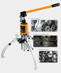 Beefy Hydraulic Gear Puller Kit With Five Ton Capacity And Two Or Three Adjustable Jaws Bearing Hub Separator Tool shown