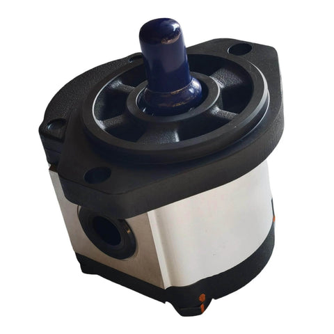 Front view of SKYJOINTS Hydraulic Gear Pump, 231572GT 231572 4CC, CCW Genie Hydraulic Lift Pump for Genie Scissor Lifts