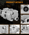 Otobaijeni Hydraulic Pump 6C200-37300 6C200-37303 B2630HSD B3030HSD Compatible with Kubota parts close-up view