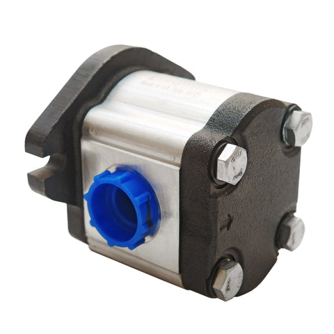 Hydraulic Gear Pump 3-17 GPM Straight 3/4" Keyed Shaft, Aluminum Hydraulic Oil Gear Pump CID 1.37, Hydraulic Fluid Gear Pump SAE A-2 Bolts CCW Cast Iron Flange