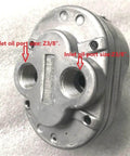 Hydraulic Gear Pump Oil Lubrication System For Machine Tools With Aluminum Alloy Housing Outlet and Inlet Ports Visible