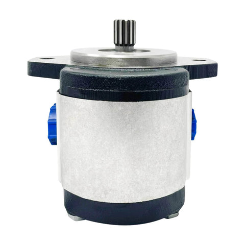 Magister Hydraulics Gear Pump 13 Tooth Spline Shaft 1.7 CID 5-22 GPM CCW Rotation, Cast Iron Hydraulic Gear Pump, Outlet Port - SAE 10.
