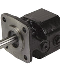 Concentric High Pressure Hydraulic Gear Pump - 0.258 Cu. in. Model Number G1216C5A300N00 front view showing shaft and mounting plate.