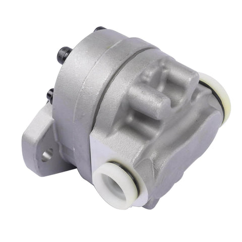 Getanye Hydraulic Gear Pump 7000311 Replacement for Bobcat S70 Skid Loader, showing side angle with mounting points visible.