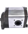 Side view of Flynsu Hydraulic Gear Pump Replacement for John Deere 6320 6330 6405 6410 6415 6420 6425 6430 Part# AL156335