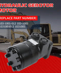 Drop In Replacement Hydraulic Motor For Eaton Char Lynn S Series 103 1005 012 With 1 Inch Shaft And Woodruff Key Spool Valve