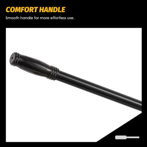 Close-up of the comfort handle on NEWTRY Hydraulic Hand Pump CP-700 10000psi Manual Hydraulic Pump Power Pack for industry use