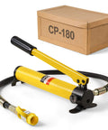 Heavy Duty Hydraulic Hand Pump CP 180 Manual Lift Pump for Cylinders With Up To 700 Kgf Per Cm2 Or 10,000 PSI, 900cc Oil Reservoir