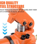 Close-up of 1000psi HZ-700 Hydraulic Pump Hand Operated Pump showing steel structure and components.