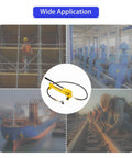 SLIYXTWIO CP-700 Hydraulic Hand Power Pump - Portable with 10000psi Max Pressure Output displayed with industrial applications in background.