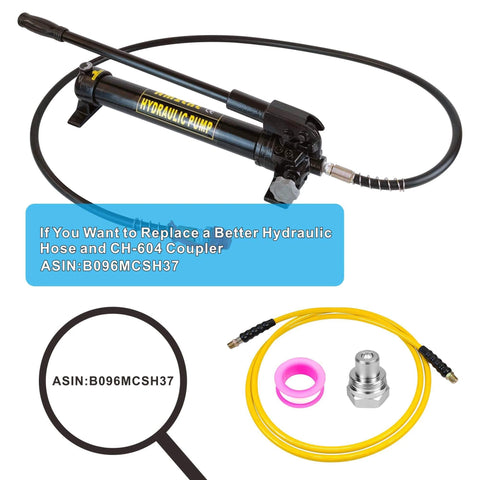 10000 psi Hydraulic Hand Pump 2 Speed Power Pack Hydraulic Lifting Pump with hose and coupling kit