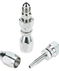 Hydraulic Hose Repair Kit Two Pack One Quarter Inch Inner Diameter Reusable Field Fittings For SAE 100R5 Braided Hoses