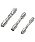 Go-To 3-Piece Hydraulic Hose Repair Kit With Reusable Zinc-Plated Carbon Steel Fittings for R2/R16/R19, various sizes
