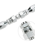 Hydraulic Hose Repair Kit Two Pack One Quarter Inch Inner Diameter Reusable Field Fittings For SAE 100R5 Braided Hoses Easy Clamp On Install