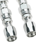 Close-up of Hydraulic Hose Repair Kit Two Pack One Quarter Inch Inner Diameter Reusable Field Fittings For SAE 100R5 Braided Hoses