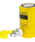 Hydraulic Cylinder Jack 10 Ton Porta Power Kit With 2 Inch Stroke Heavy Duty Single Acting Ram in yellow with oil hose connector