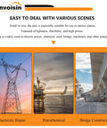 Electricity line, petrochemical rig, and bridge construction scenes displayed for hydraulic ram jack 30T low profile applications.