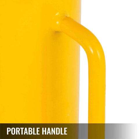 Close-up of portable handle on 60T 2 Inch Hydraulic Cylinder Jack Hollow Single Acting Hydraulic Ram Cylinder 50mm.