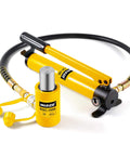 10 Ton Hydraulic Cylinder Jack Kit With 2 Inch Stroke And CP 180 Hand Pump Porta Power Ram Single Acting Auto Retract