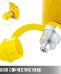 Close-up of the quick connecting head on the Beefy 50 Ton Hydraulic Jack With 2 Inch Stroke Solid Single Acting Ram Cylinder 50Mm Bore Lifting Tool
