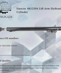 Beefed Up Heavy Duty Lift Arm Hydraulic Cylinder Replacement For Bobcat Skid Steer Loaders 753 763 Mustrod, 6812504 1003522009 6589259 Compatible