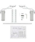 Cabinet Door Hinges Set Folding Lift up Top Table Vertical Swing Lift Up Stay Pneumatic Arm Kitchen Mechanism Hinges parts