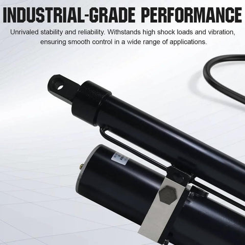 Workhorse Heavy Duty Hydraulic Linear Actuator With 8000N Push Force 12V DC Motor 12 Inch Stroke IP65 Protection