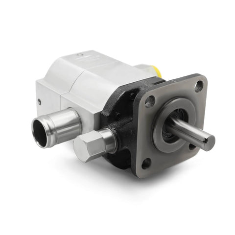 Front view of 11GPM 2 Stage 3000PSI Hydraulic Log Splitter Pump Aluminum Hydraulic Gear Wood Splitting Machine Pump (11GPM 3000PSI)