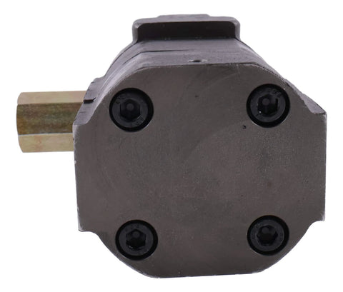 Front view of Holdia 2 Stage Hydraulic Log Wood Splitter Pump 28 GPM, 3000 PSI Continuous made of cast iron.