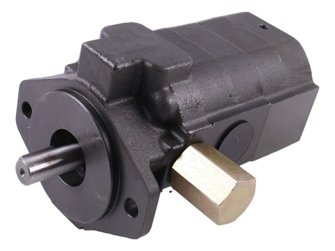 Holdia 2 Stage Hydraulic Log Wood Splitter Pump 28 GPM, 3000 PSI Continuous, black cast iron housing with shaft